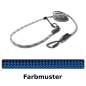 Preview: EASYLONG Hundeleine TWIST - M - 3m - dunkelblau mit schwarzen Punkten